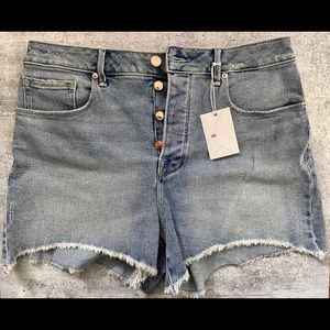 NWT Good American The Bombshell High Waist Shorts